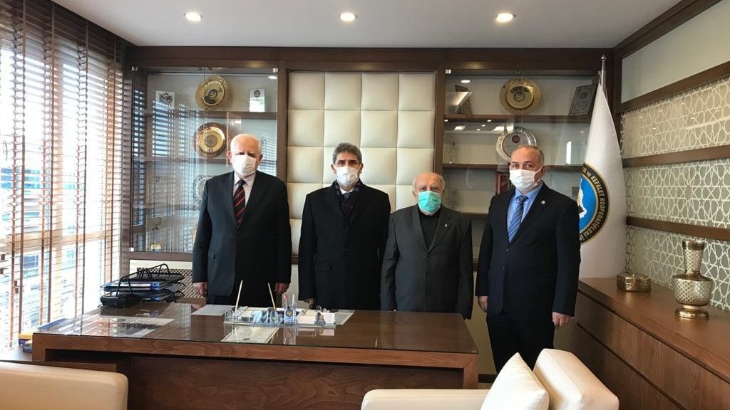 AKSARAY ESNAF VE SANATKARLAR KREDİ VE KEFALET KOOPERATİFİ BAŞKANI SAYIN M.MUVAKKAR GARZAN’IN VE İSTANBUL İŞKEMBE ÇORBACILARI SAKATATÇILAR KOKOREÇÇİLER VE TAVUK SATICILARI ESNAF ODASI BAŞKANI SAYIN FEVZİ ULUCEVİZ’İN ZİYARETLERİ