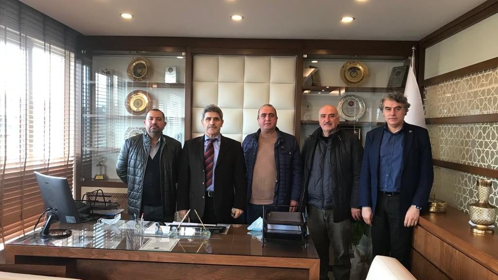 BAYRAMPAŞA ŞOFÖRLER ODASI YÖNETİM KURULU ÜYESİ ADNAN FİNCAN, METİN YARDIMCI VE ADİL KARGA’NIN ZİYARETLERİ