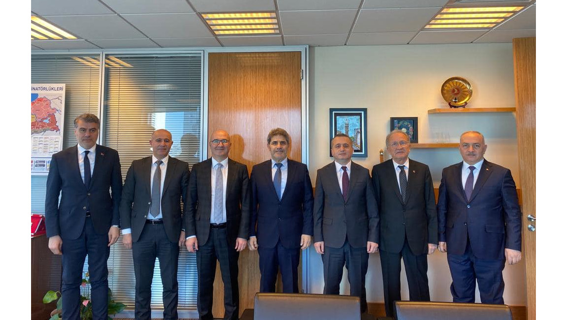 HALKBANK GENEL MÜDÜR YARDIMCISI SAYIN HASAN TUNCAY VE HALKBANK ESNAF DAİRE BAŞKANI SAYIN GÖKHAN FİDAN’I ZİYARETİMİZ