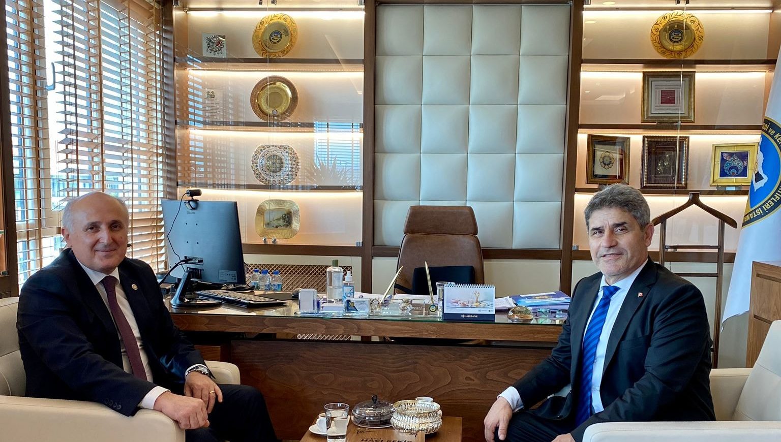 RİZE ESNAF VE SANATKARLAR ODALARI BİRLİĞİ BAŞKANI SAYIN GÜVEN AKSOY’UN ZİYARETİ