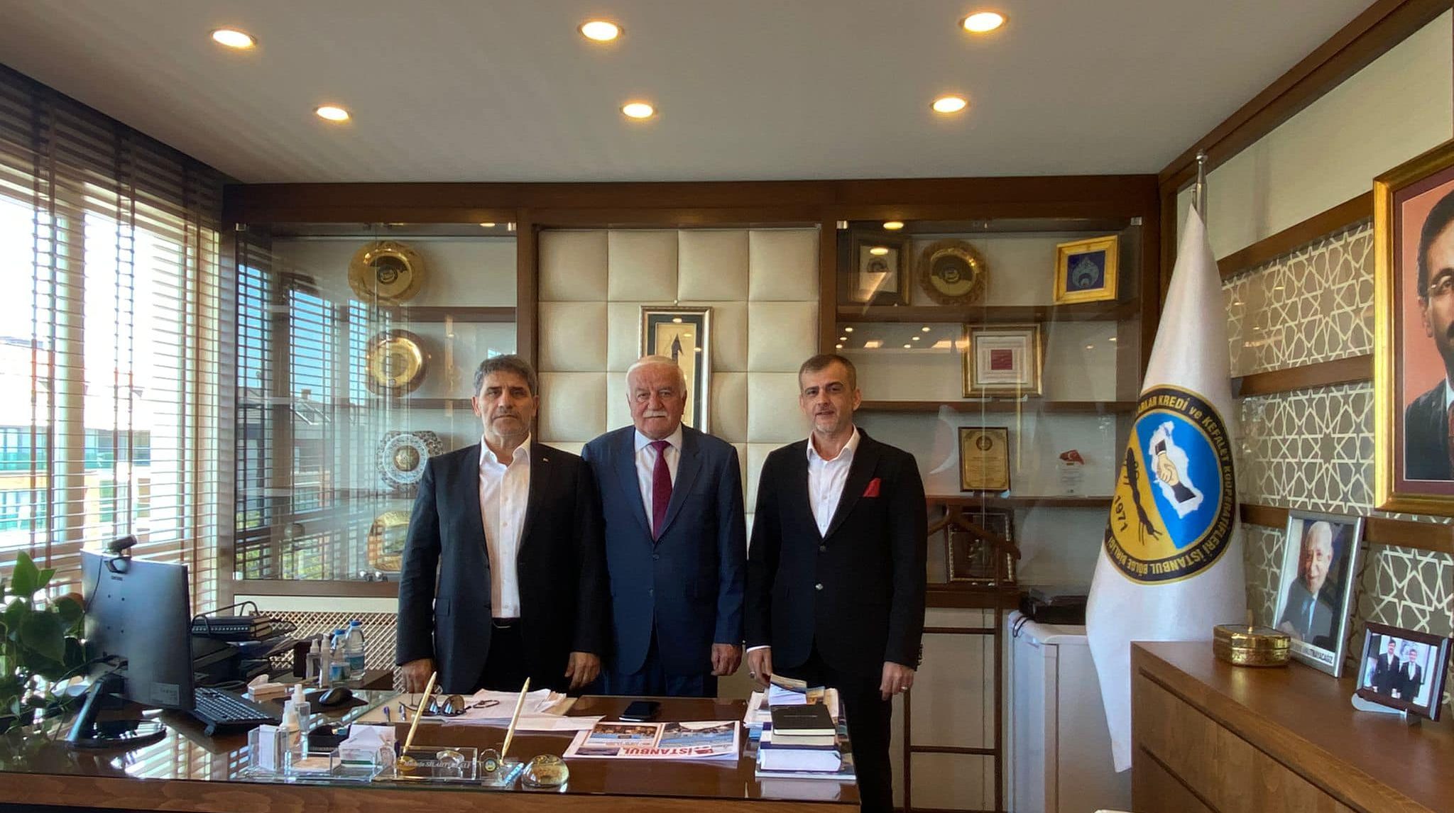 HALKALI KOOPERATİFİ BAŞKANI SAYIN İHSAN ÇELİKBAŞ VE KÜÇÜKÇEKMECE KOOPERATİFİ MÜDÜRÜ SAYIN ENGİN YORULMAZ’IN ZİYARETİ