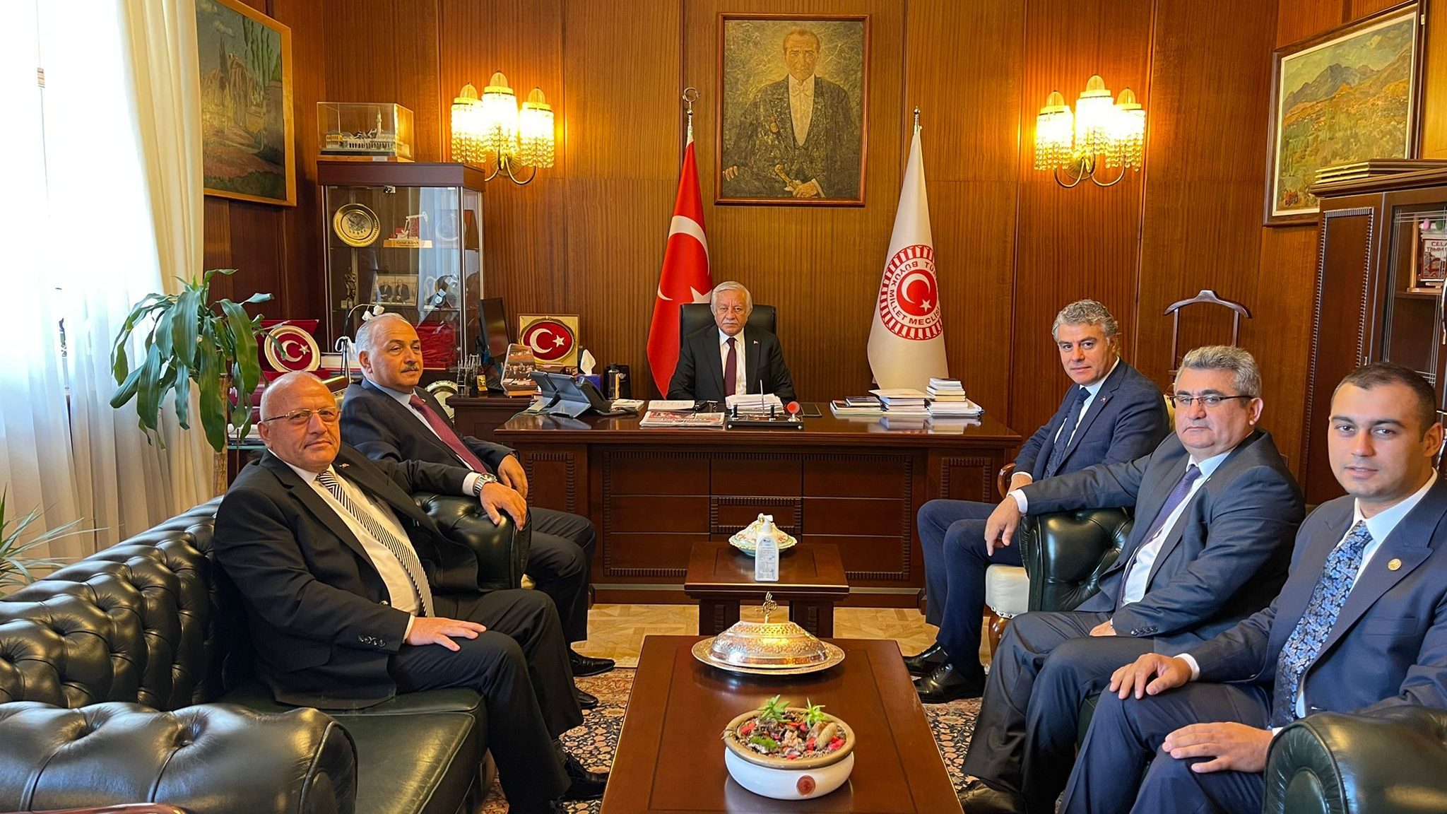 TBMM BAŞKAN VEKİLİ SAYIN CELAL ADAN’I ZİYARETİMİZ