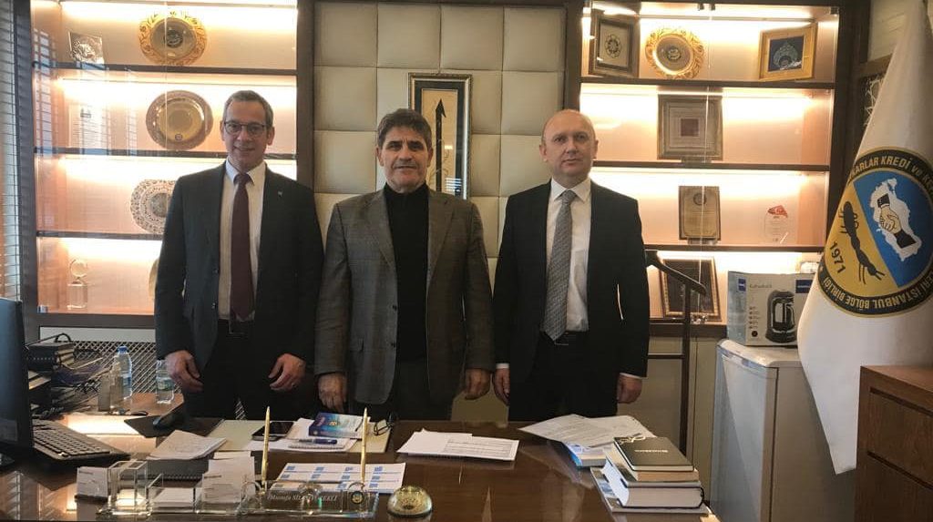 HALKBANK İSTANBUL 3. BÖLGE KOORDİNATÖRÜ SAYIN BÜLENT MUTLU VE HALKBANK İSTANBUL 3. BÖLGE TİCARİ VE KOBİ PAZARLAMA BÖLÜM YÖNETİCİSİ SAYIN MURAT OĞUZ BAYRAK’IN ZİYARETLERİ