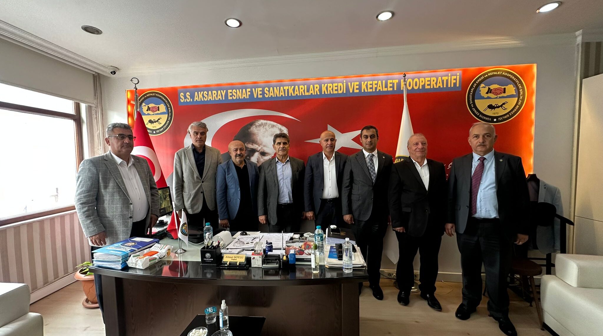 AKSARAY KOOPERATİFİ BAŞKANI SAYIN GÜLAHMET SOYLU’YU ZİYARETİMİZ