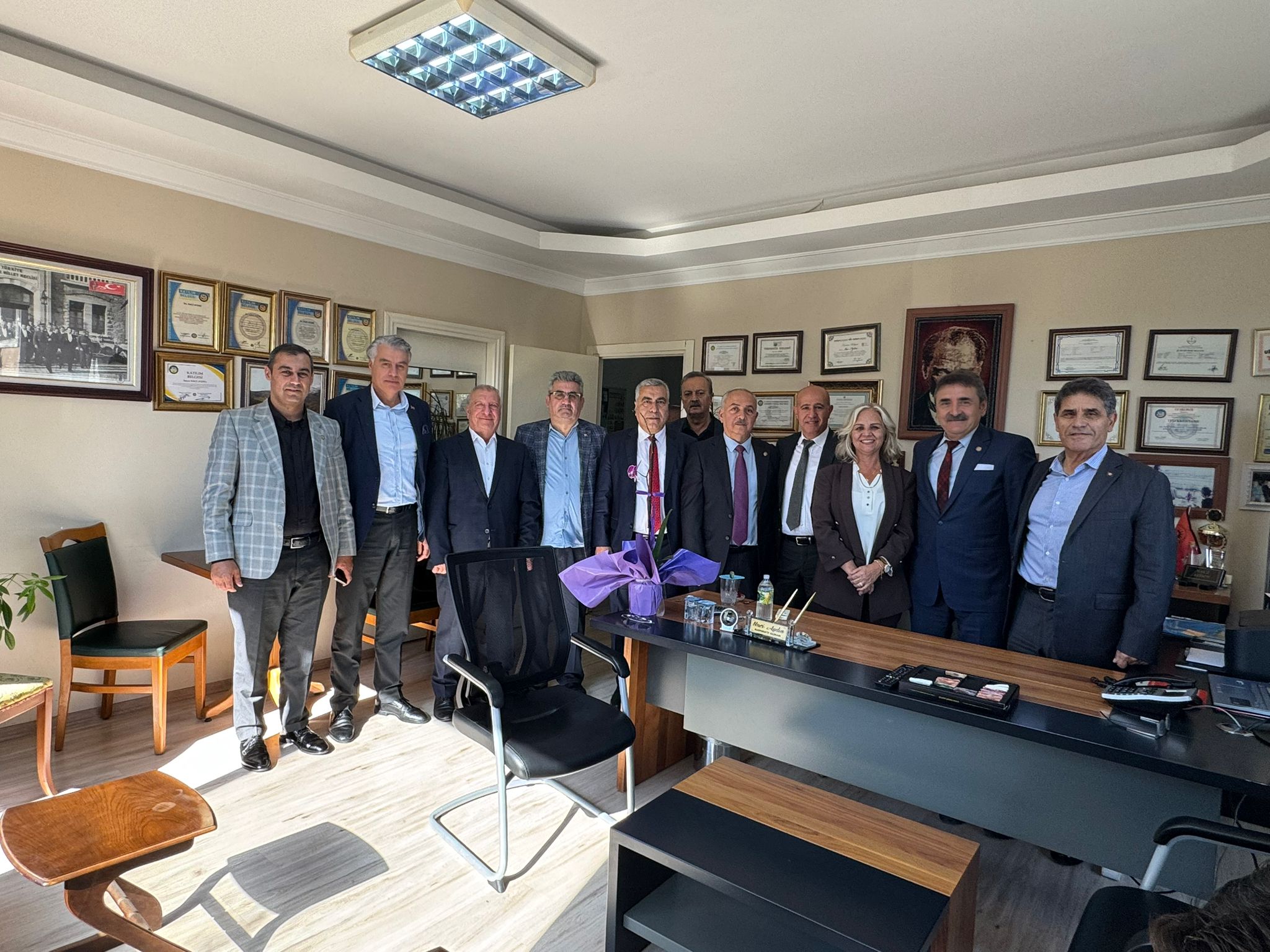 YENİ TUZLA KOOPERATİFİ BAŞKANI SAYIN NACİ AYDIN’I ZİYARETİMİZ