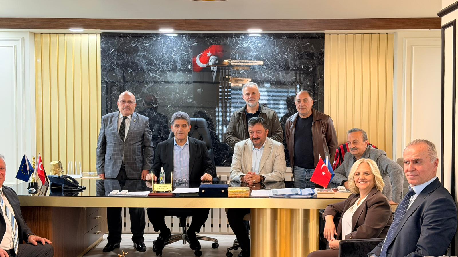 KÜÇÜKKÖY KOOPERATİFİ BAŞKANI SAYIN ERKAN KAYA’YI ZİYARETİMİZ