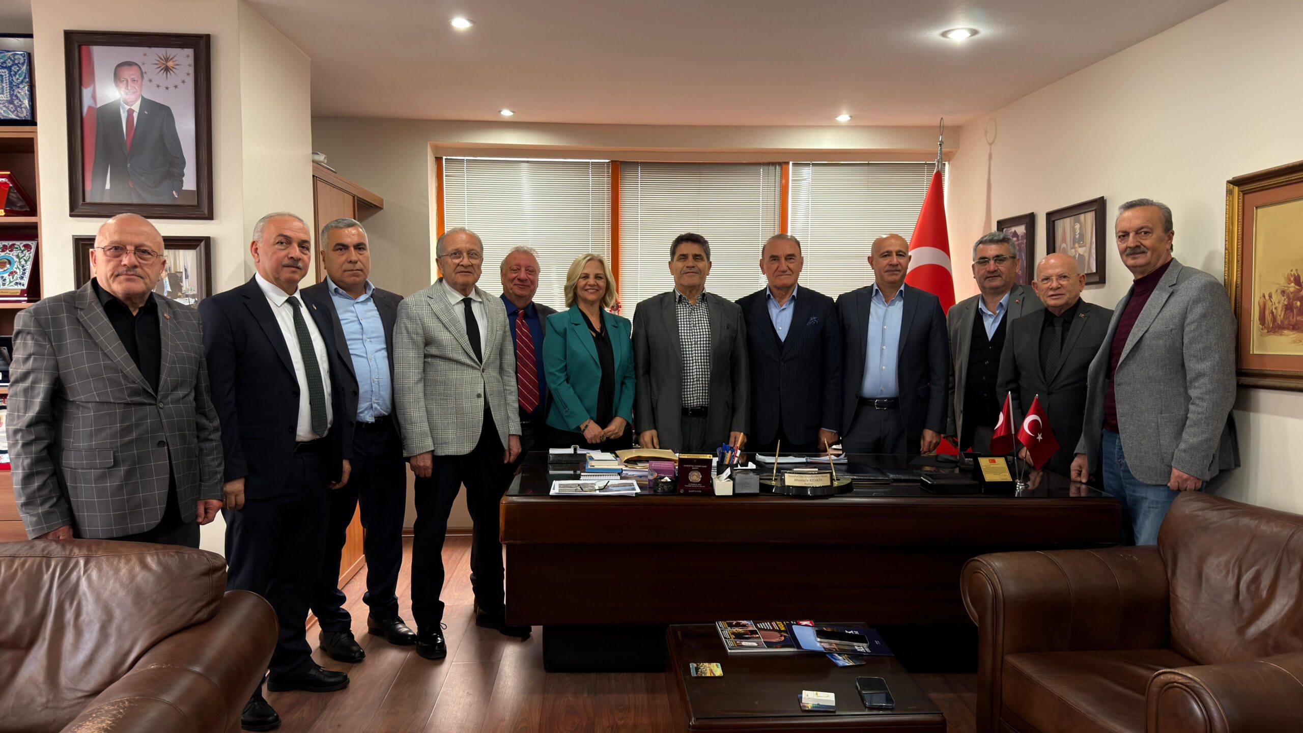 İSTANBUL OTO SANATKARLARI KOOPERATİFİ BAŞKANI SAYIN MUSTAFA KESKİN’İ ZİYARETİMİZ